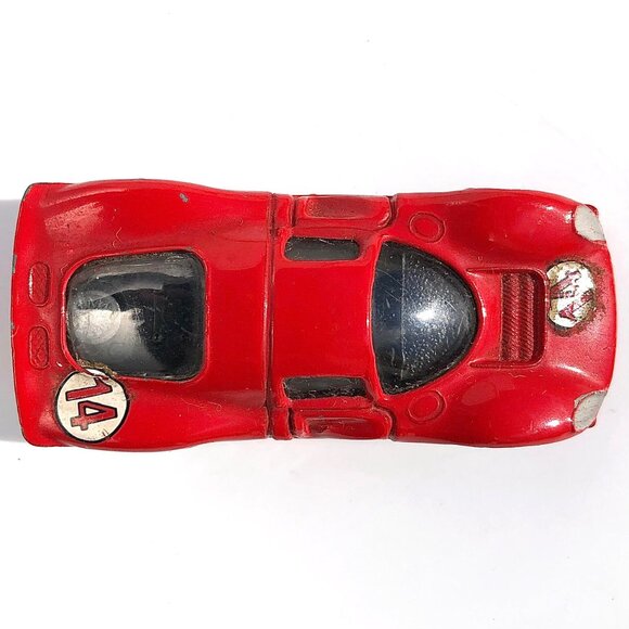 Vintage Speedy Ferrari 330 P4 no 803 Red Race Car Diecast Model Made in Italy - Picture 12 of 13